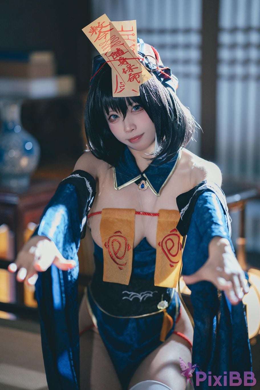 Cosplayer san wu ren xing Huajia Zombie PixiBB.COM 011