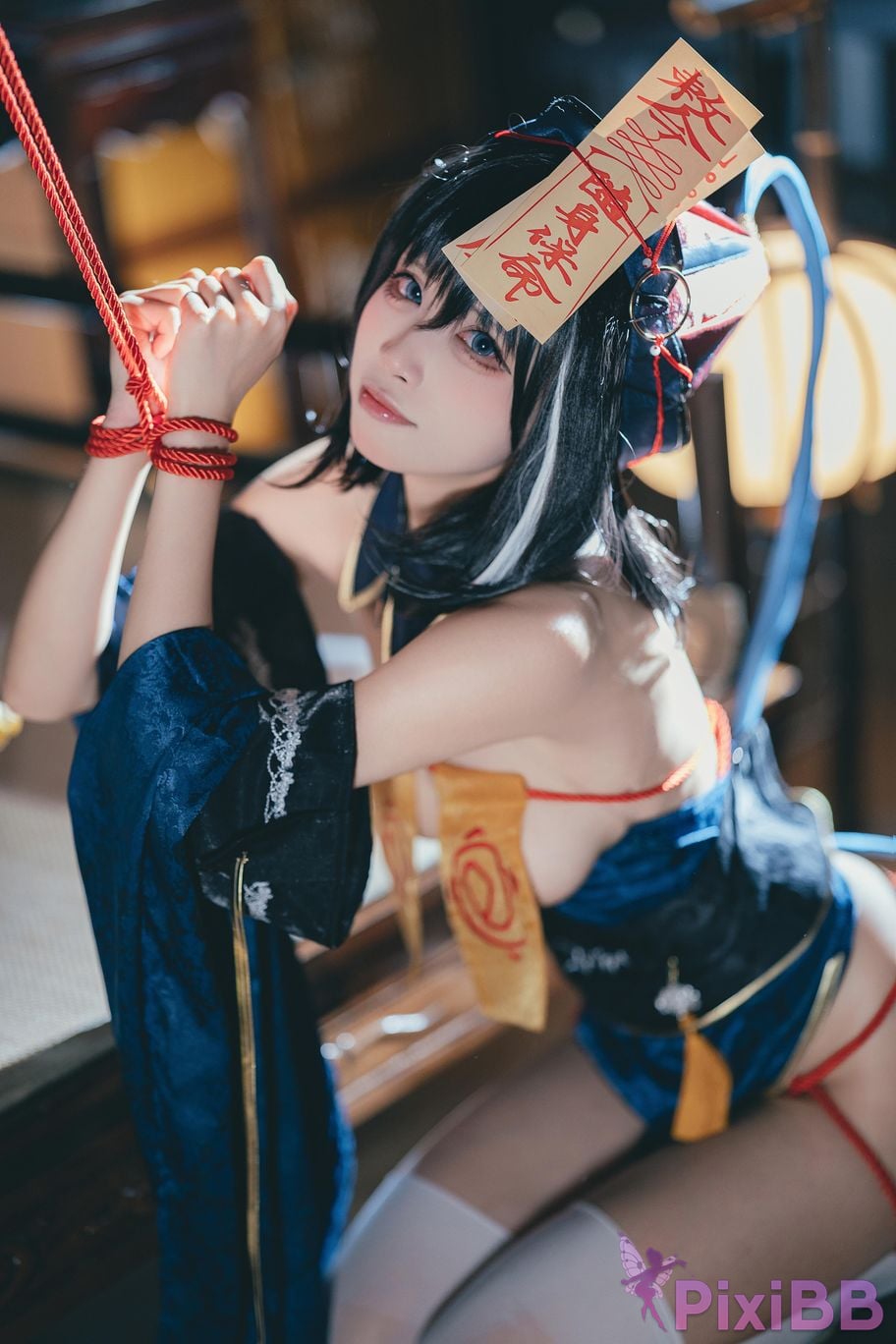 Cosplayer san wu ren xing Huajia Zombie PixiBB.COM 025