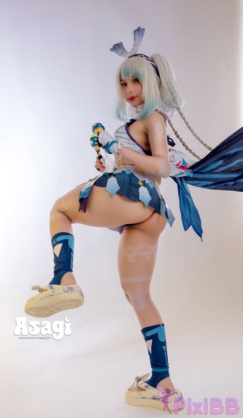 Cosplayer Ayaka lewd OF Subscription benefits PixiBB.COM 058
