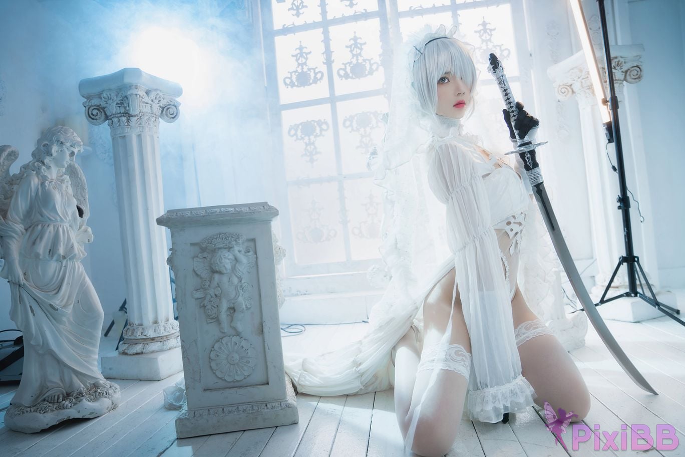 Coser Cherry neko Vol.166 2B PixiBB.COM 005