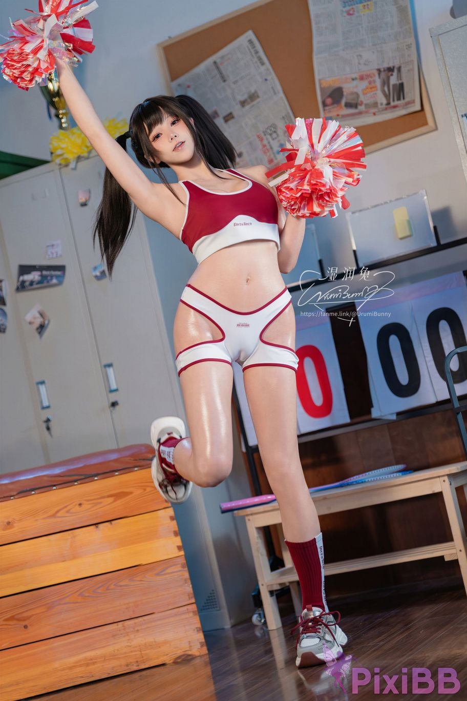 Cosplayer Sticky Bunny 2026 Year 08 monthly works chief cheerleader PixiBB.COM 002