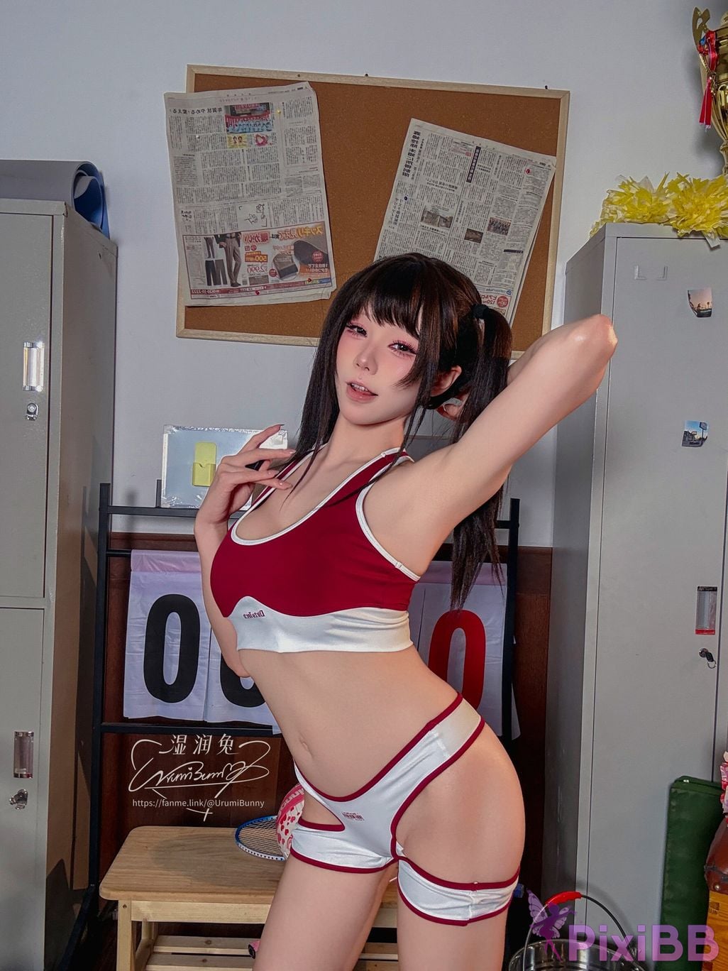 Cosplayer Sticky Bunny 2026 Year 08 monthly works chief cheerleader PixiBB.COM 102