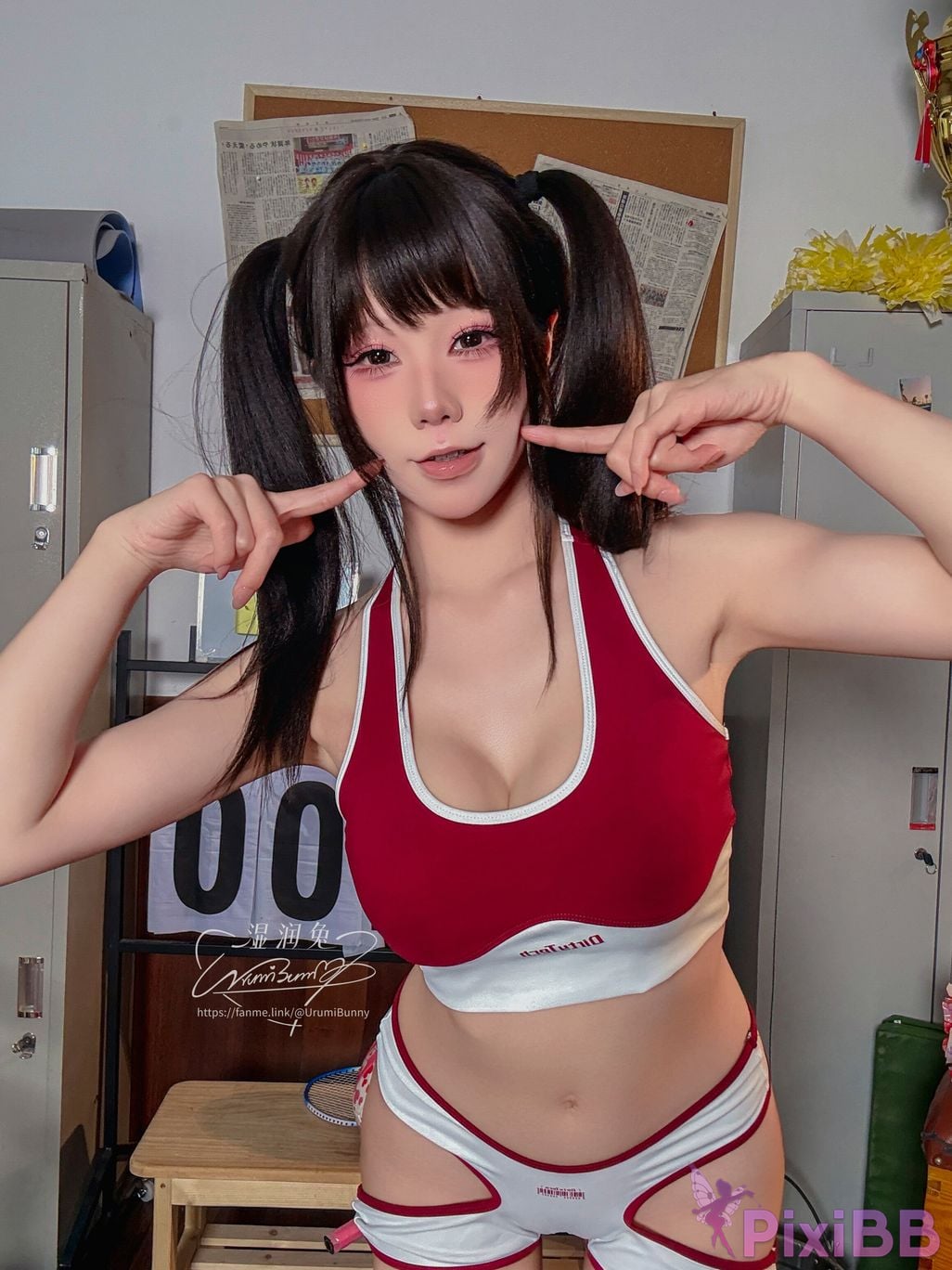 Cosplayer Sticky Bunny 2026 Year 08 monthly works chief cheerleader PixiBB.COM 105