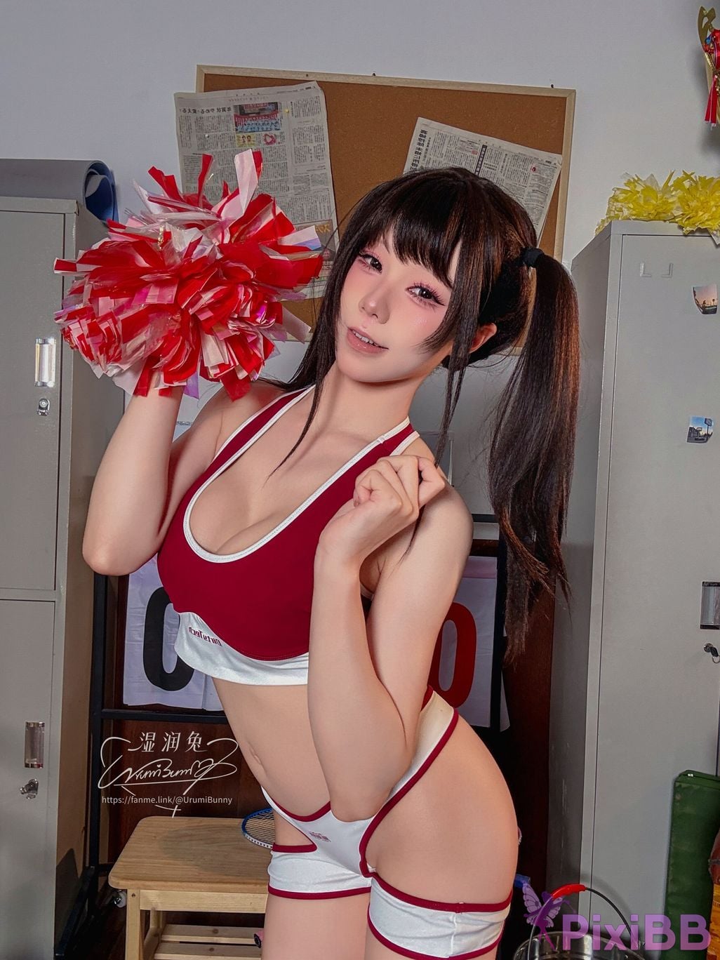 Cosplayer Sticky Bunny 2026 Year 08 monthly works chief cheerleader PixiBB.COM 109