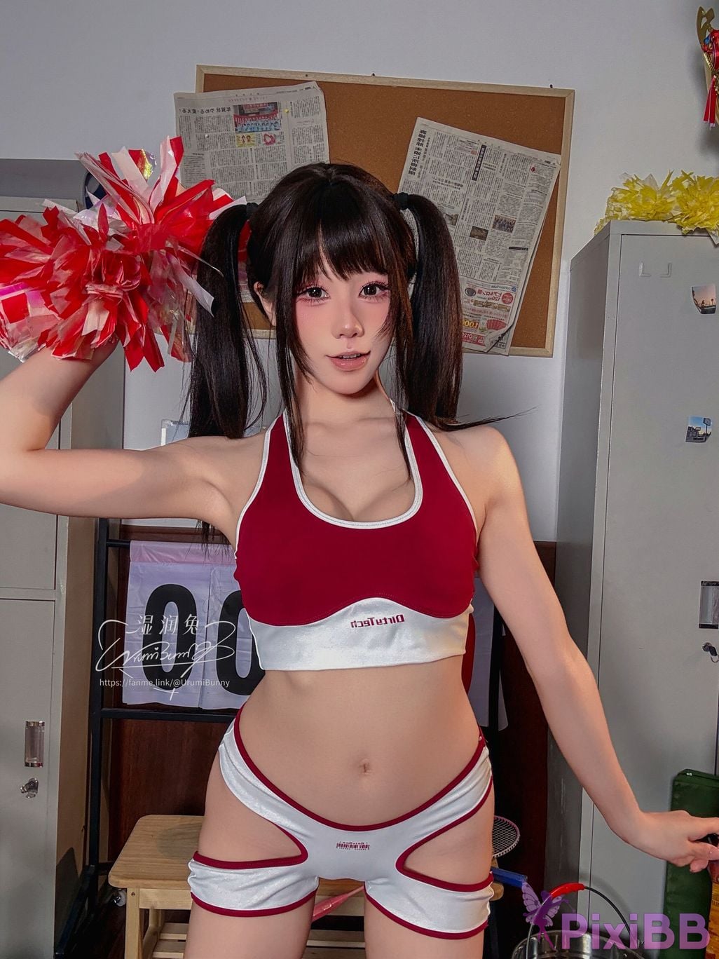 Cosplayer Sticky Bunny 2026 Year 08 monthly works chief cheerleader PixiBB.COM 110