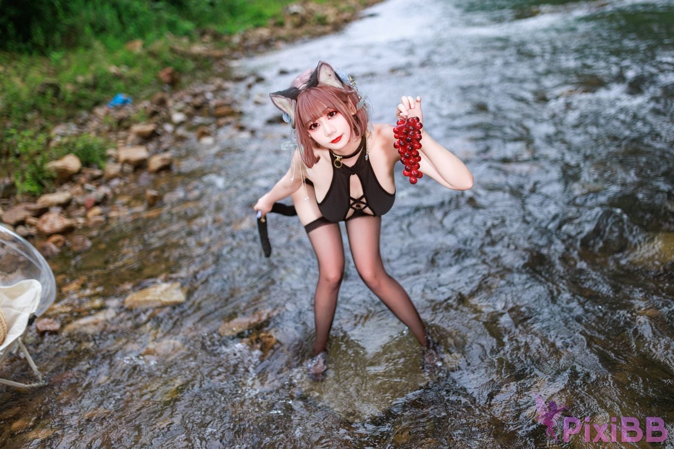 Cosplayer A Xuexue Splash Cat PixiBB.COM 001