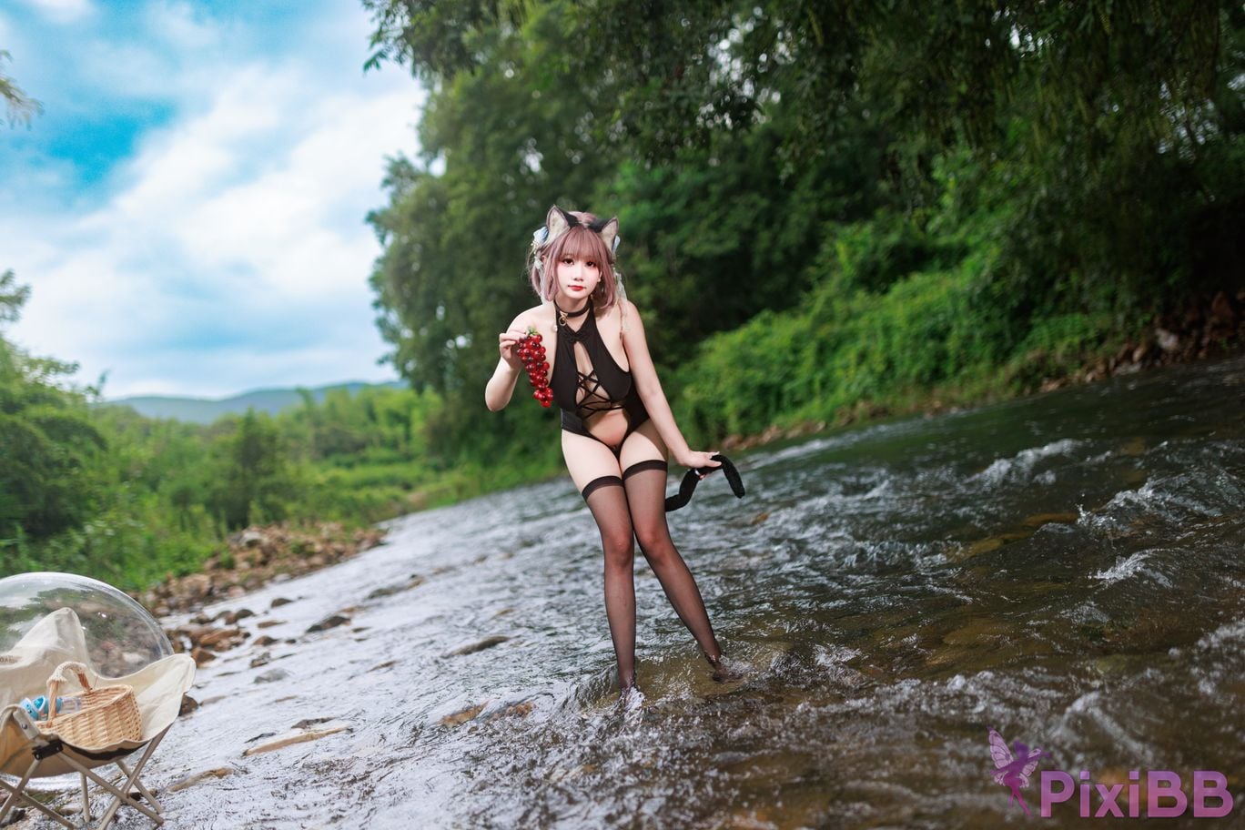 Cosplayer A Xuexue Splash Cat PixiBB.COM 003