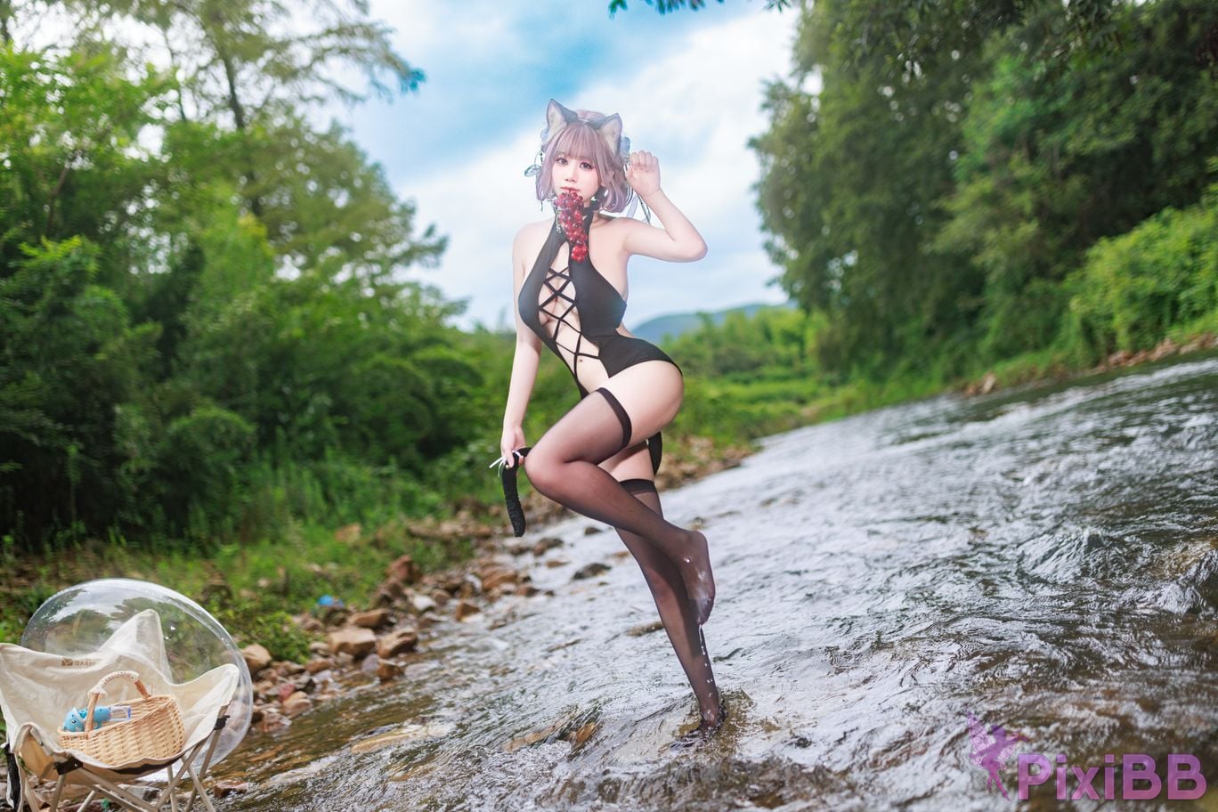 Cosplayer A Xuexue Splash Cat PixiBB.COM 005