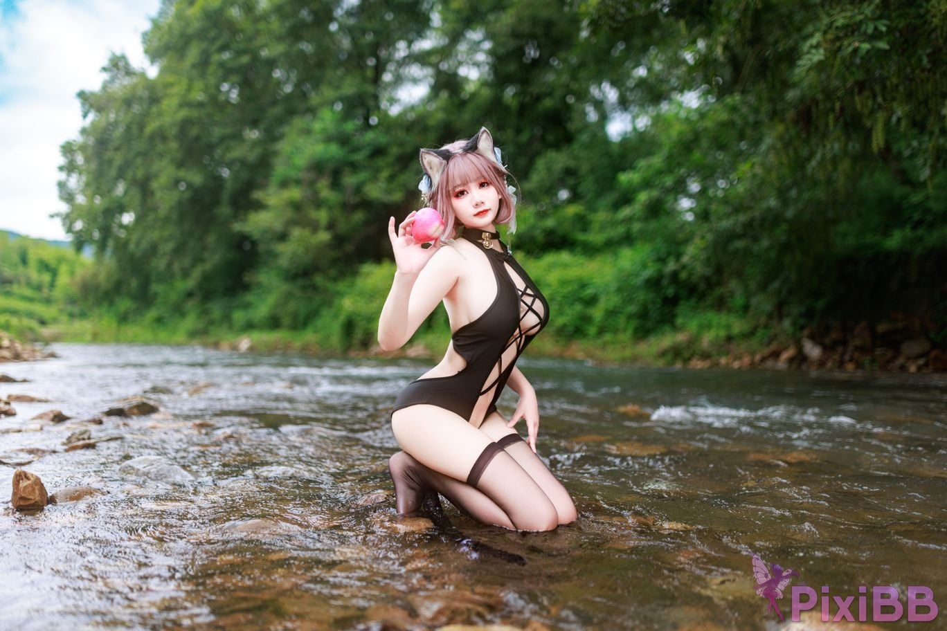 Cosplayer A Xuexue Splash Cat PixiBB.COM 014