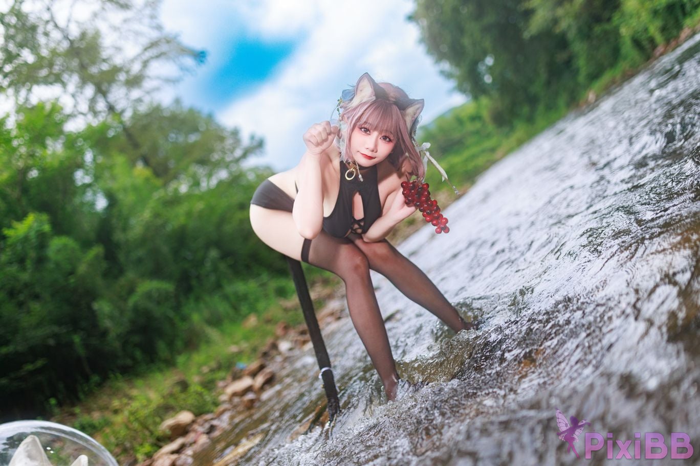 Cosplayer A Xuexue Splash Cat PixiBB.COM 019