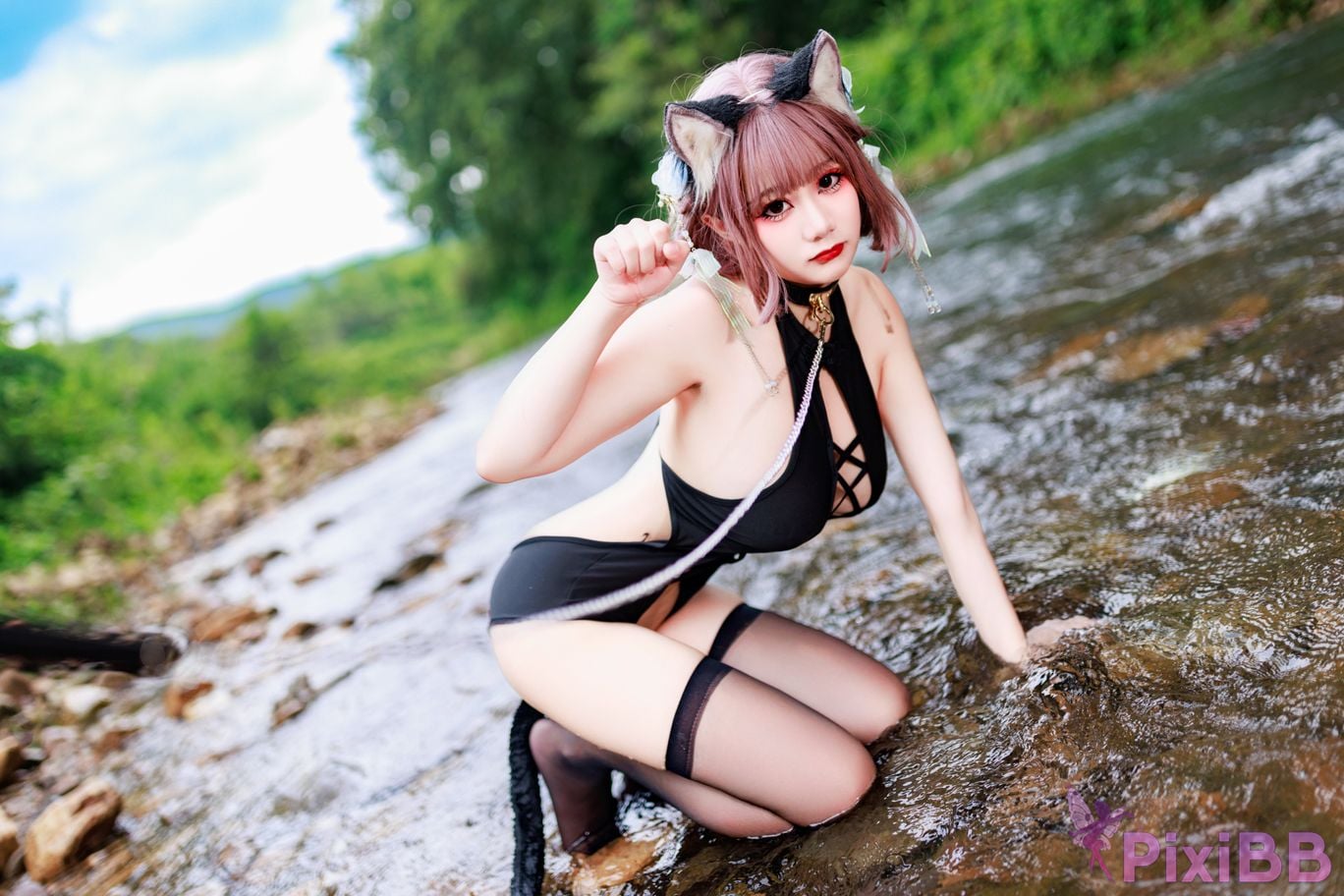 Cosplayer A Xuexue Splash Cat PixiBB.COM 022