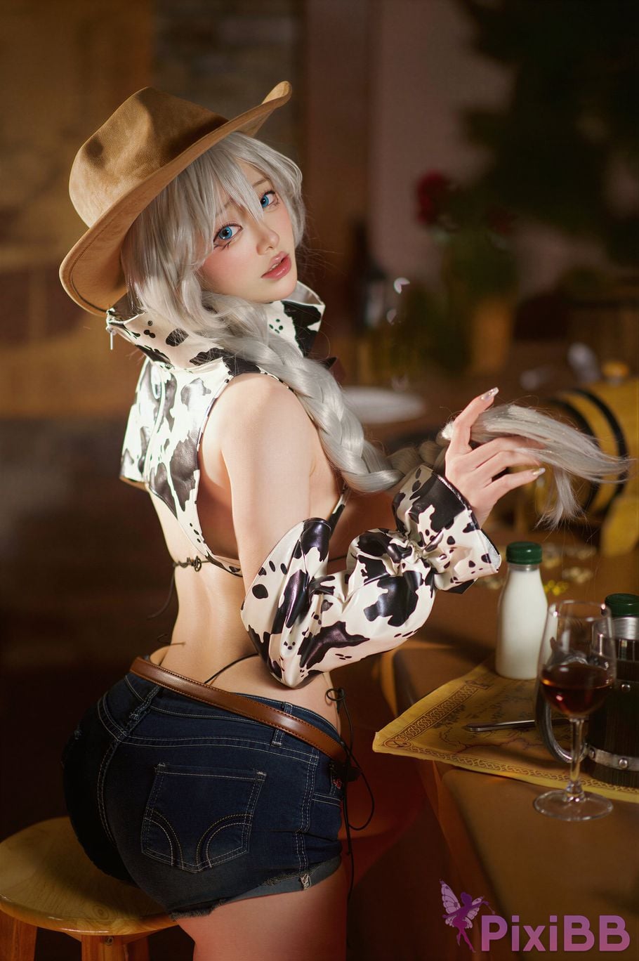 Cosplayer Futa Maeno azur lane fargo pure white craze PixiBB.COM 002