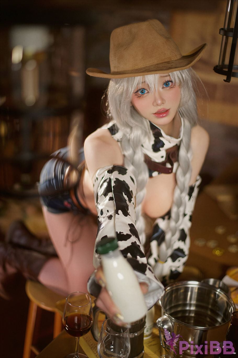 Cosplayer Futa Maeno azur lane fargo pure white craze PixiBB.COM 017