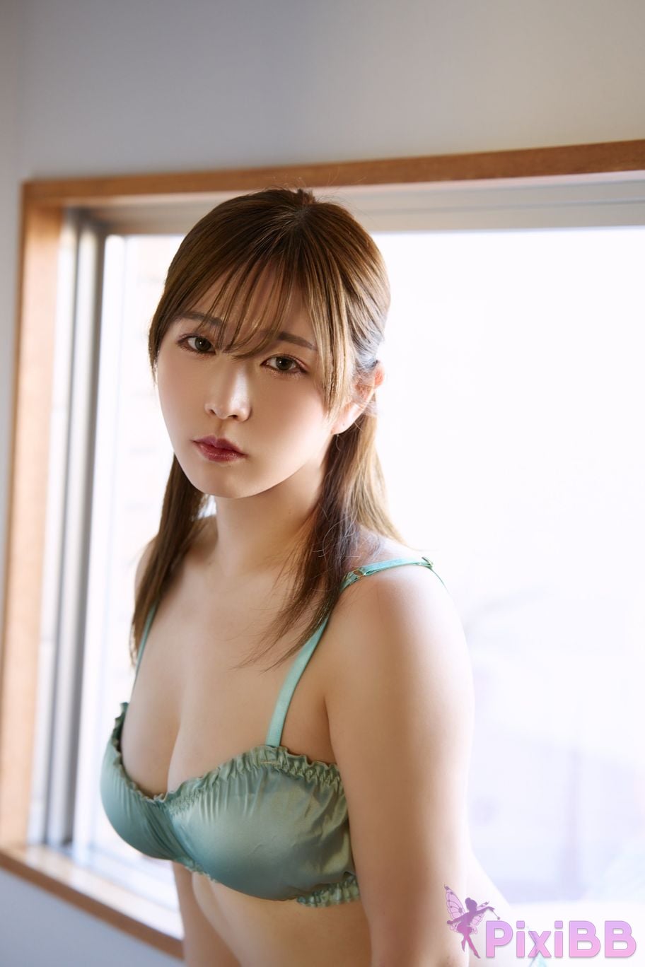 Japanese Idol Kasame Flower rain cape Photo Album Slight sleep PixiBB.COM 063