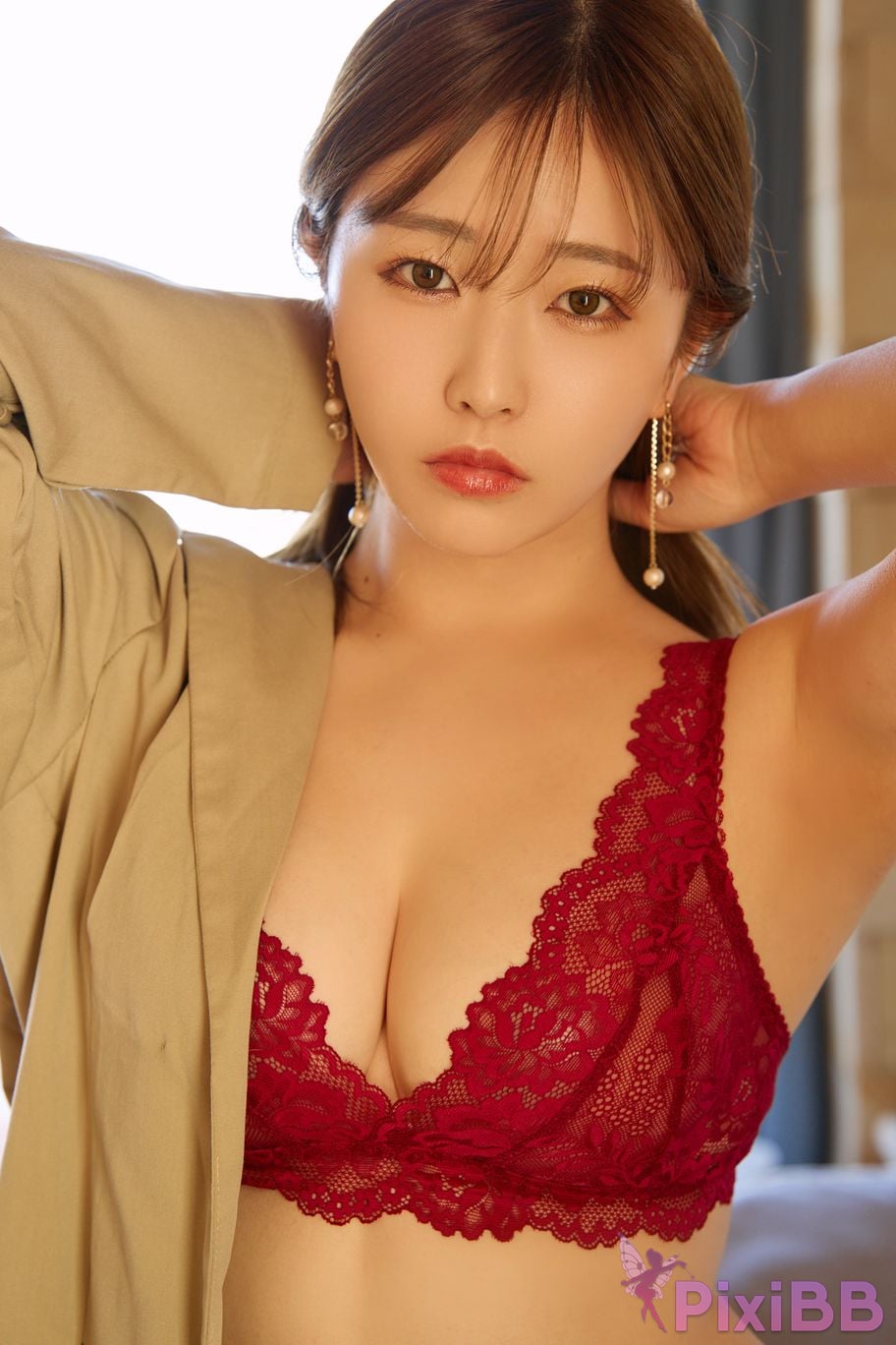 Japanese Idol Kasame Flower rain cape Photo Album Slight sleep PixiBB.COM 214
