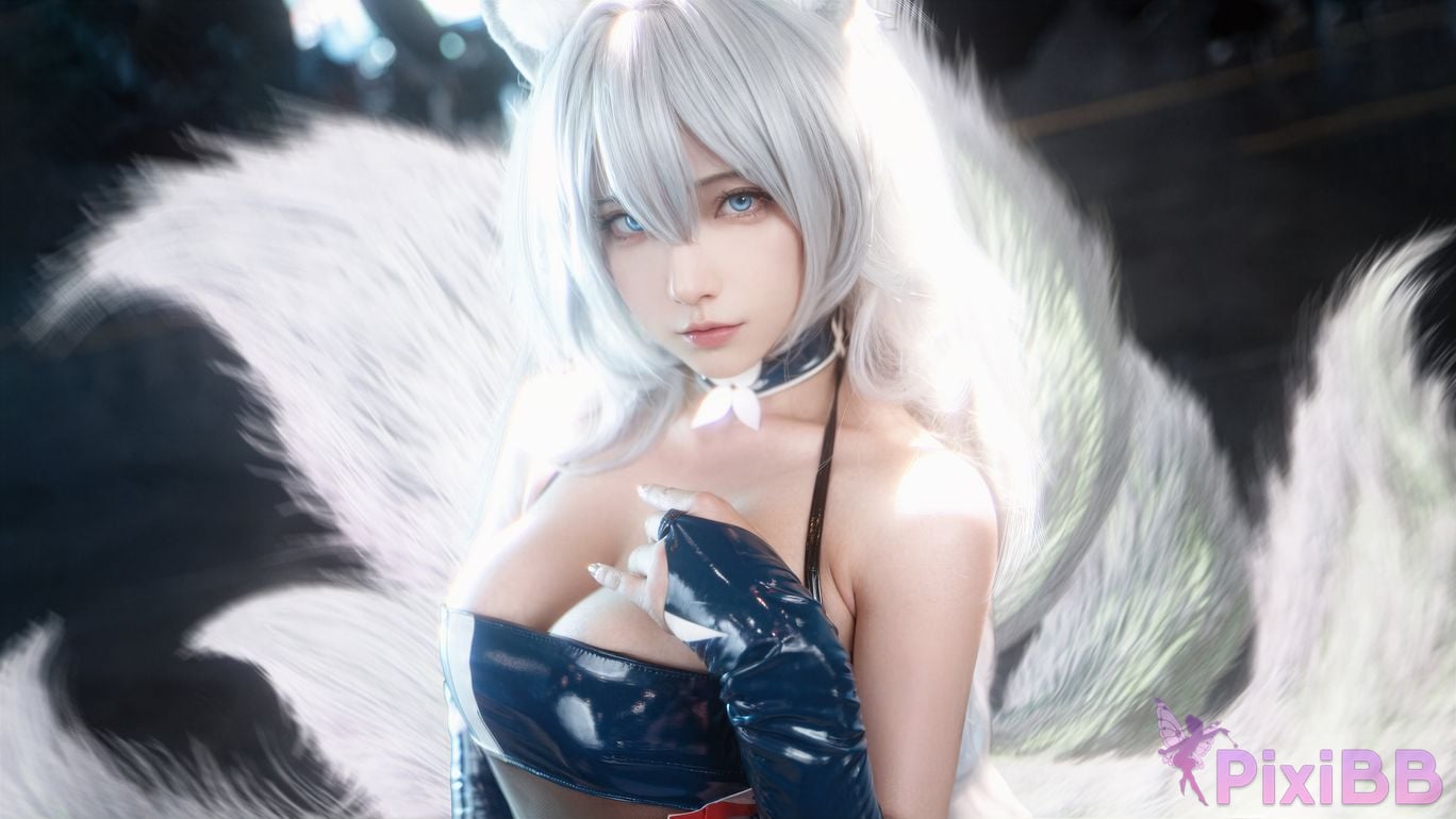 Cosplayer Seya lion smash azur lane Shinano Racing Suit PixiBB.COM 005