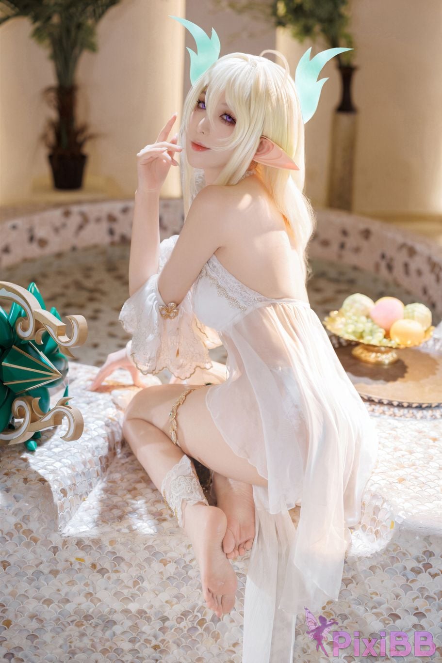Cosplayer Fengjiang v azur lane Golden Lion PixiBB.COM 009