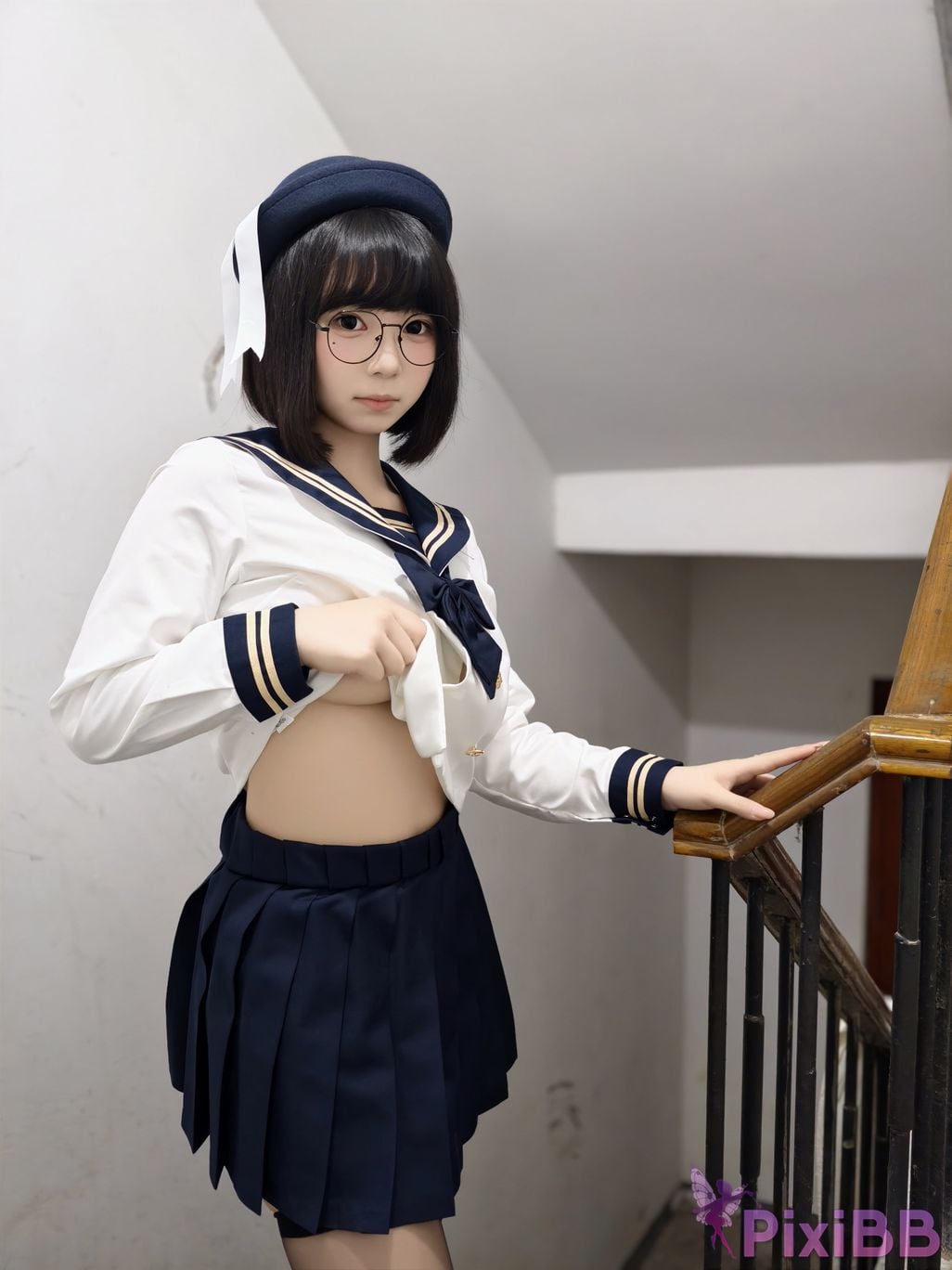 Cosplayer Call the beast Mushroom head JK exposed PixiBB.COM 030