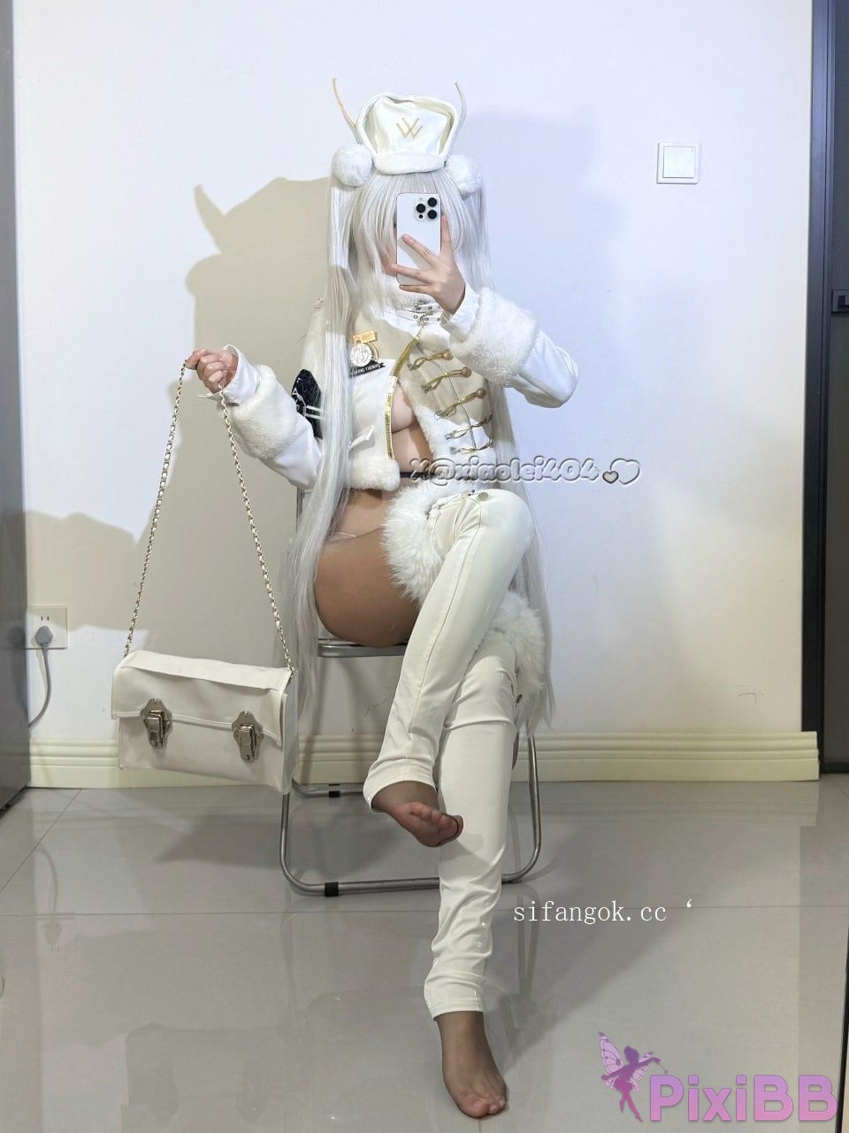 Cosplayer Sylvie 2026.07 monthly benefit subscription Cos white tiger loli PixiBB.COM 023
