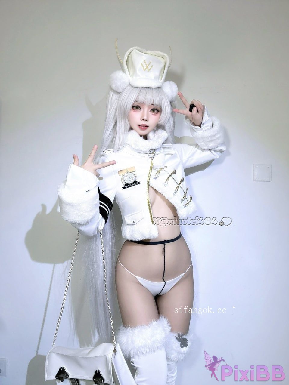 Cosplayer Sylvie 2026.07 monthly benefit subscription Cos white tiger loli PixiBB.COM 038