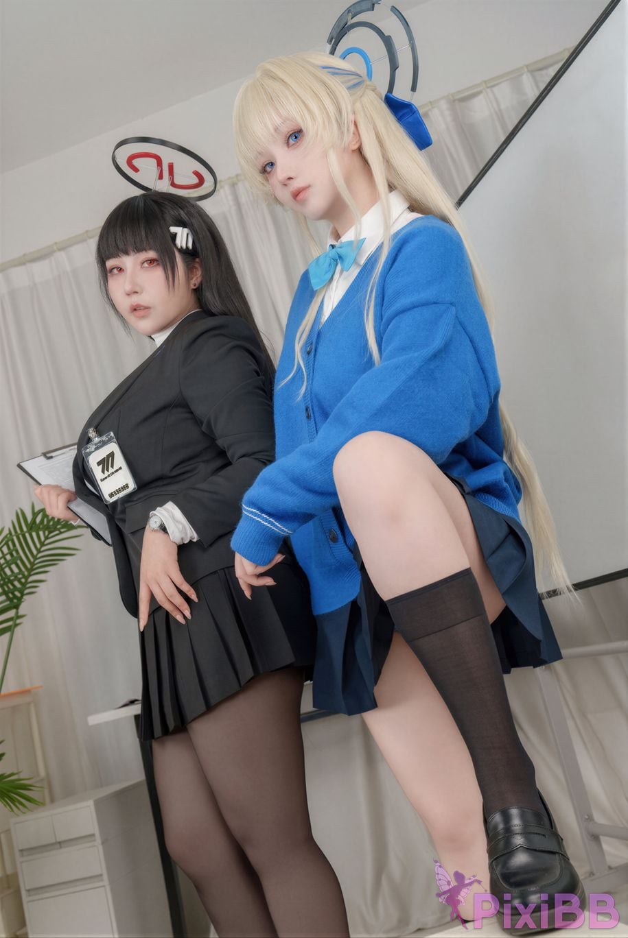 Cosplayer rioko Liangliangzi KANEKO Ka meow Double Blue Archive PixiBB.COM 042