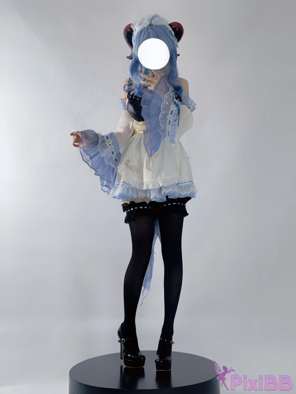 Cosplayer you ai Youmeko Genshin Ganyu PixiBB.COM 011
