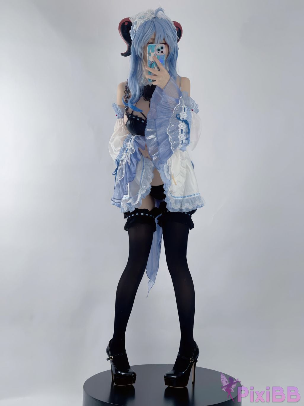 Cosplayer you ai Youmeko Genshin Ganyu PixiBB.COM 015