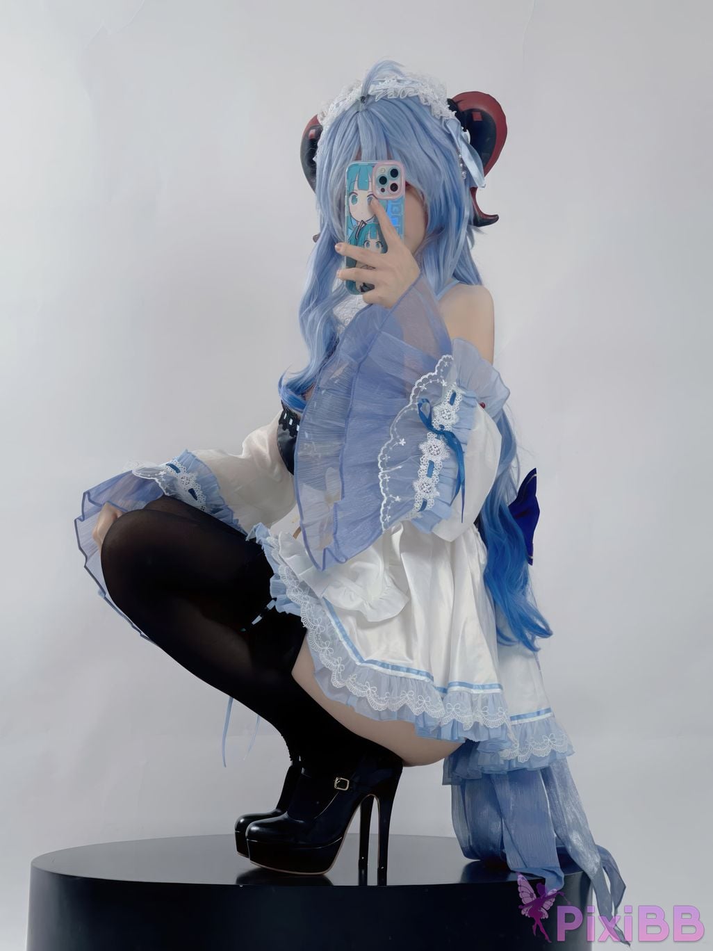 Cosplayer you ai Youmeko Genshin Ganyu PixiBB.COM 016