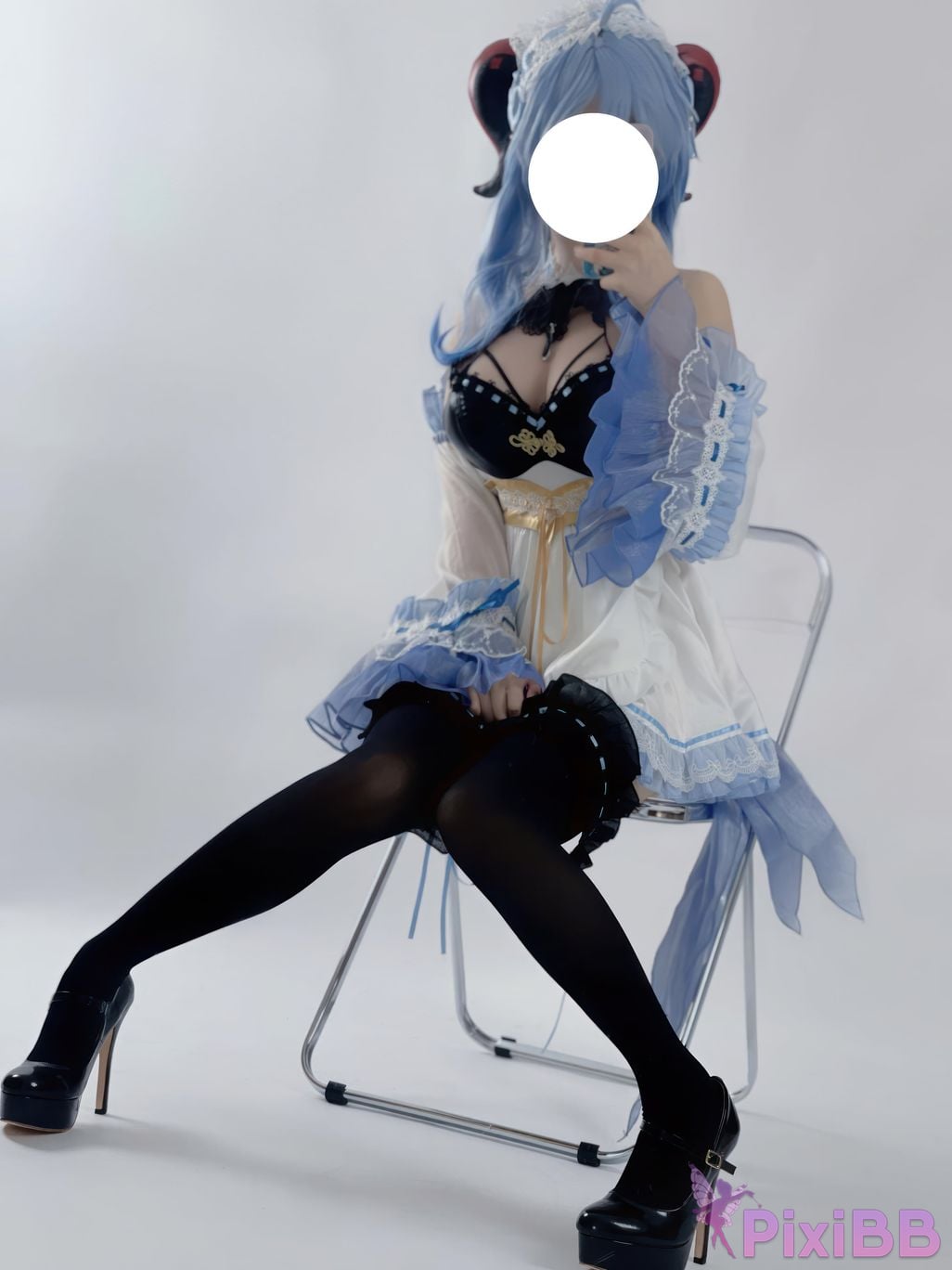 Cosplayer you ai Youmeko Genshin Ganyu PixiBB.COM 025