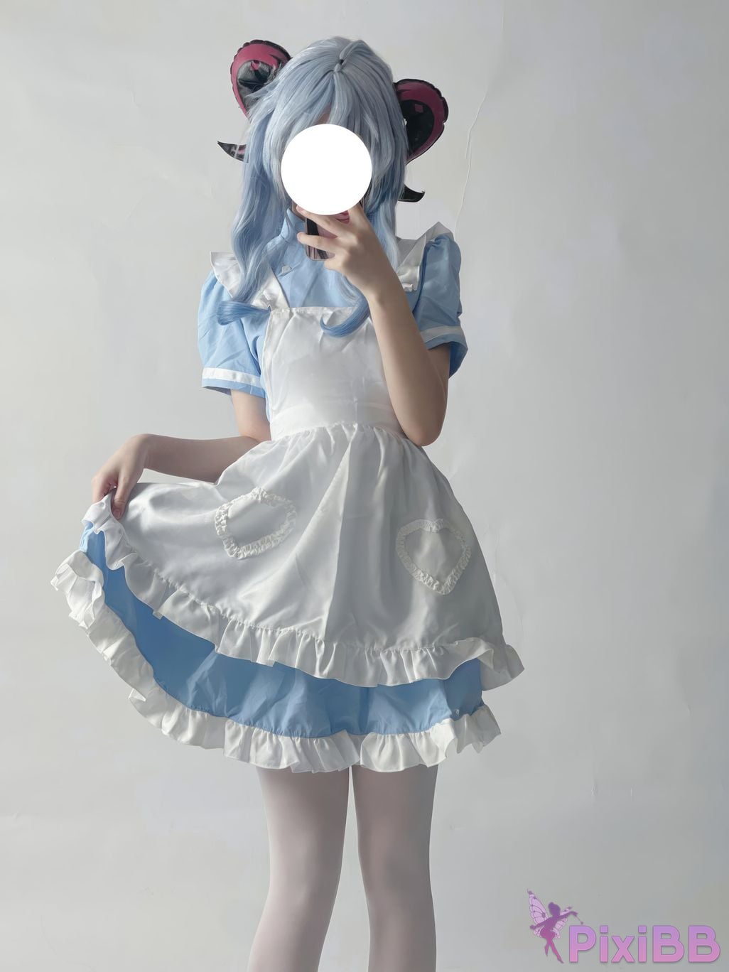 Cosplayer you ai Youmeko Genshin Ganyu PixiBB.COM 030