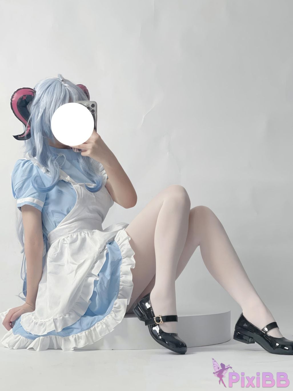 Cosplayer you ai Youmeko Genshin Ganyu PixiBB.COM 037