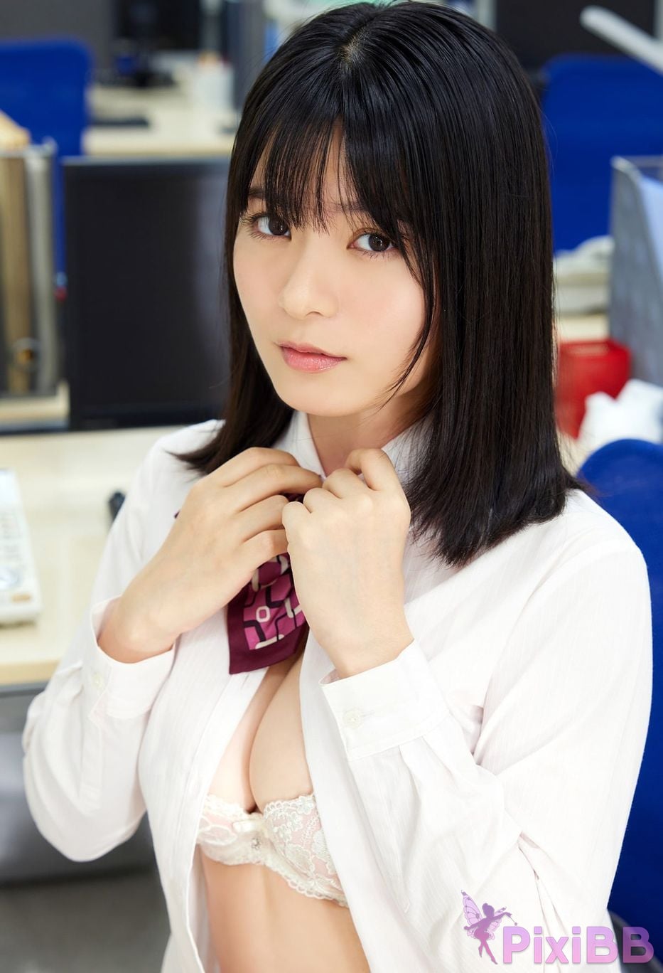 Japanese Idol Mizuki Hoshina Released gravure photo book Do you have any trouble PixiBB.COM 028