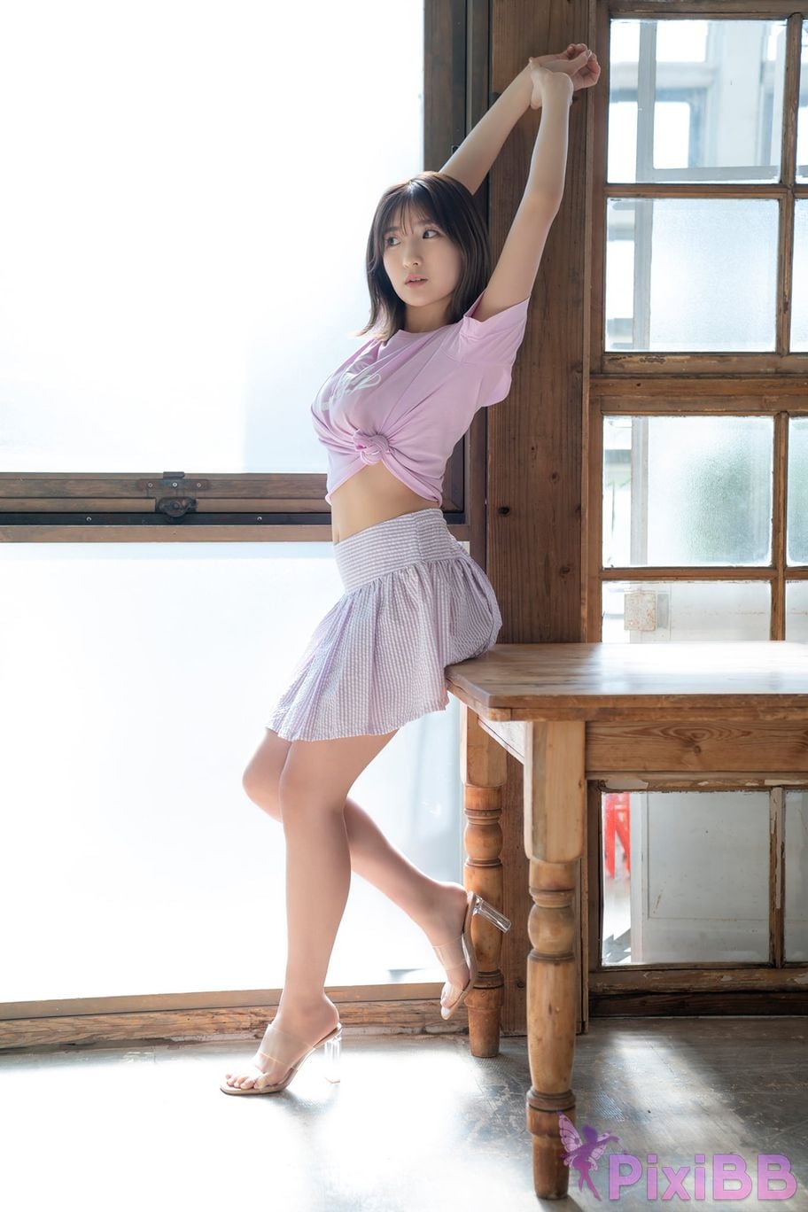 Japanese Idol Yuuki Mita Yuki It pops too much moon change jigra PixiBB.COM 004