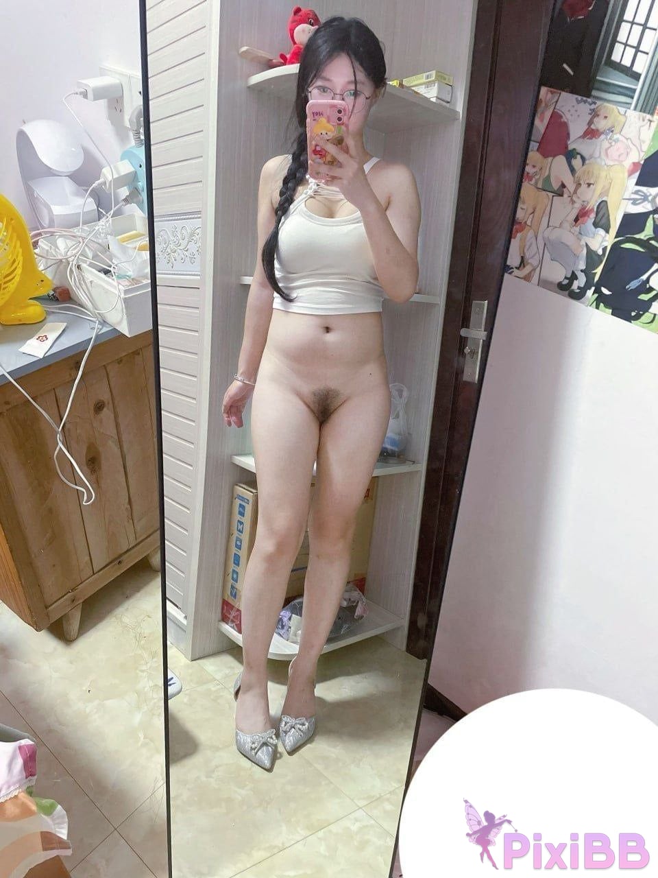 OtherXXX Xiaomian Admiral Welfare B Standing contrast glasses girl Member customized sexy temptations PixiBB.COM 021