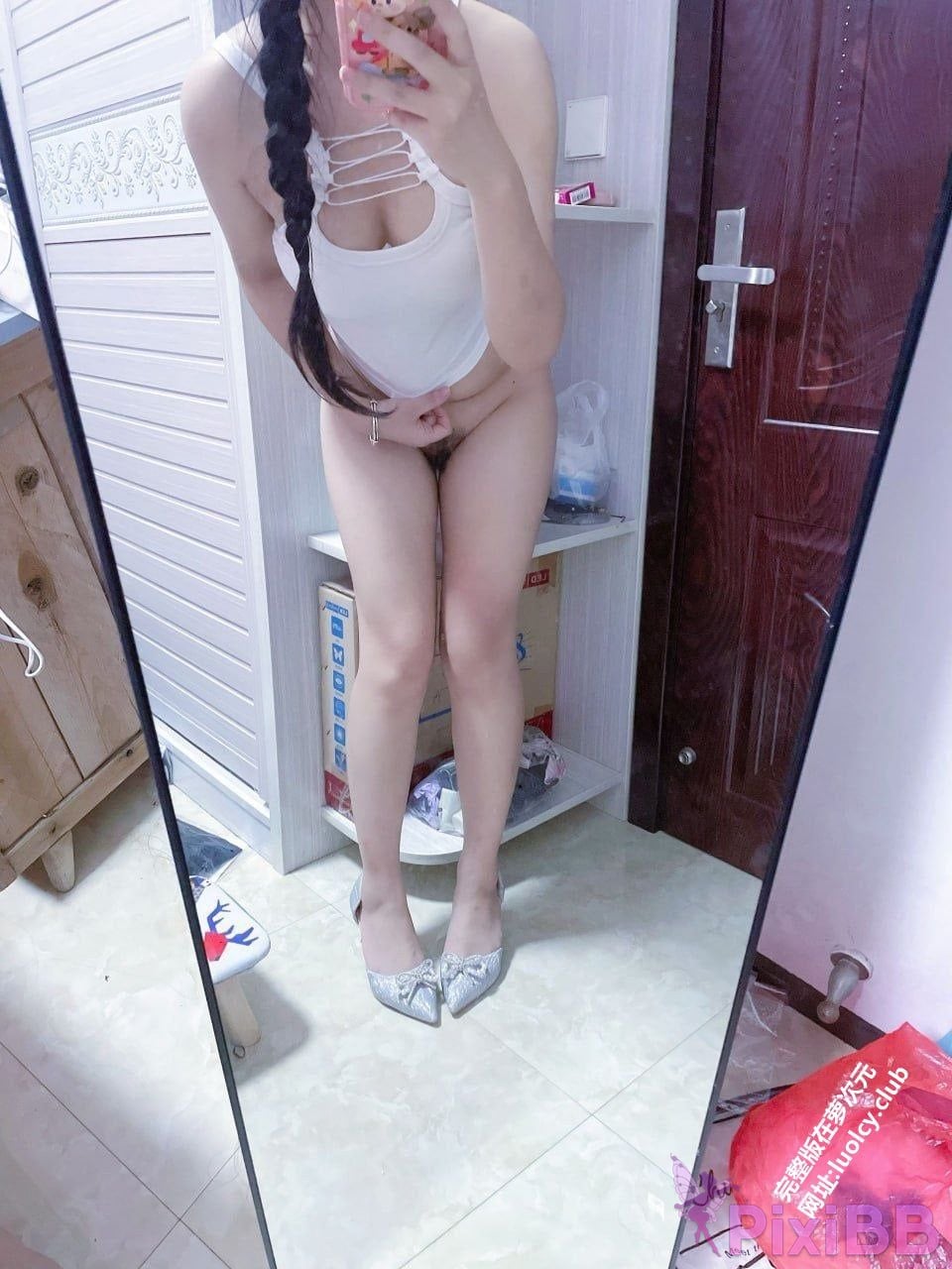 OtherXXX Xiaomian Admiral Welfare B Standing contrast glasses girl Member customized sexy temptations PixiBB.COM 042