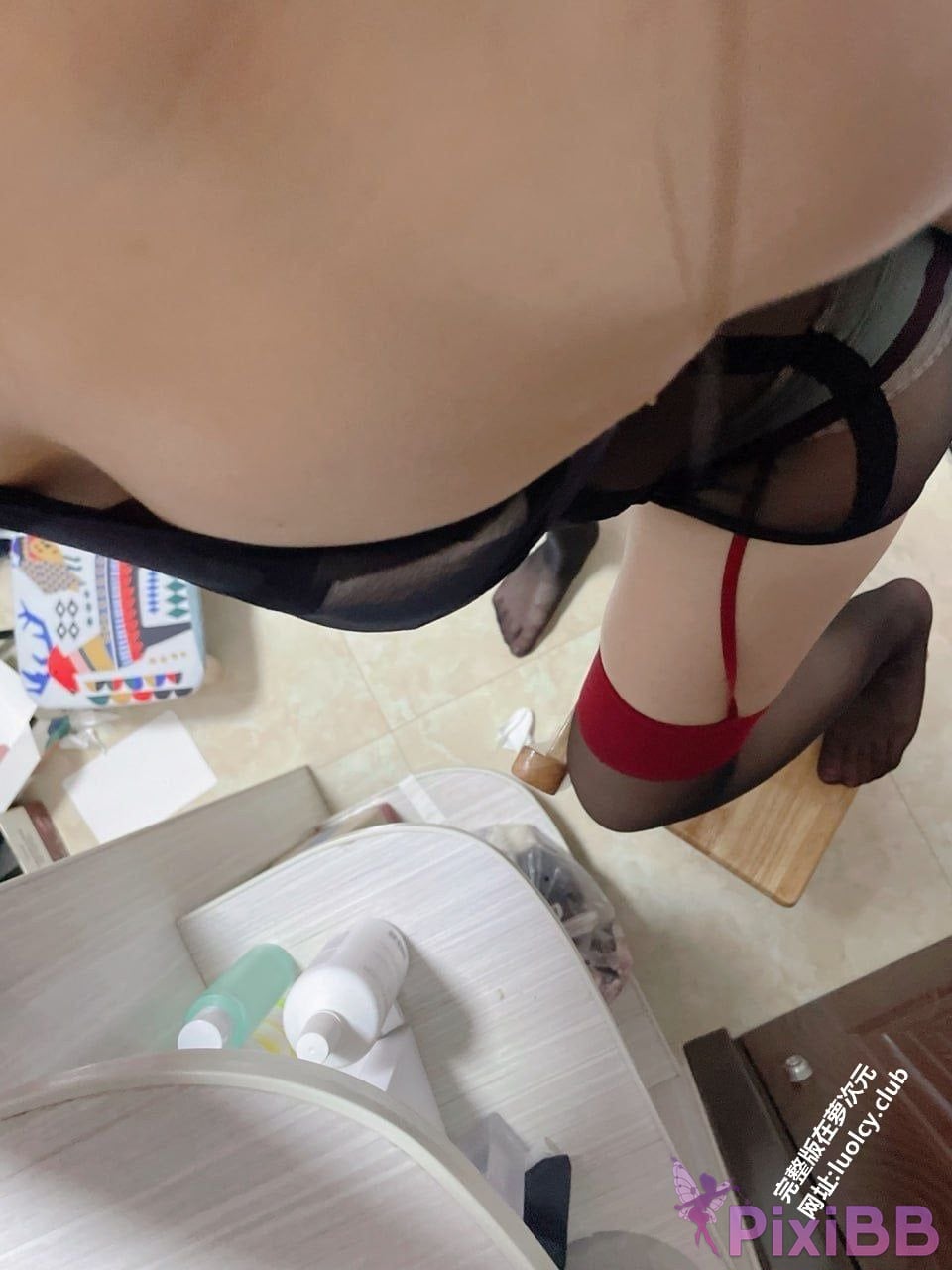 OtherXXX Xiaomian Admiral Welfare B Standing contrast glasses girl Member customized sexy temptations PixiBB.COM 044