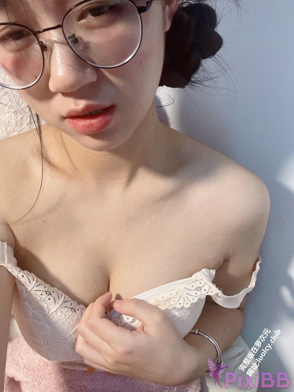 OtherXXX Xiaomian Admiral Welfare B Standing contrast glasses girl Member customized sexy temptations PixiBB.COM 057