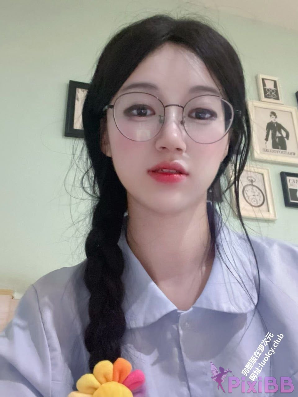 OtherXXX Xiaomian Admiral Welfare B Standing contrast glasses girl Member customized sexy temptations PixiBB.COM 073