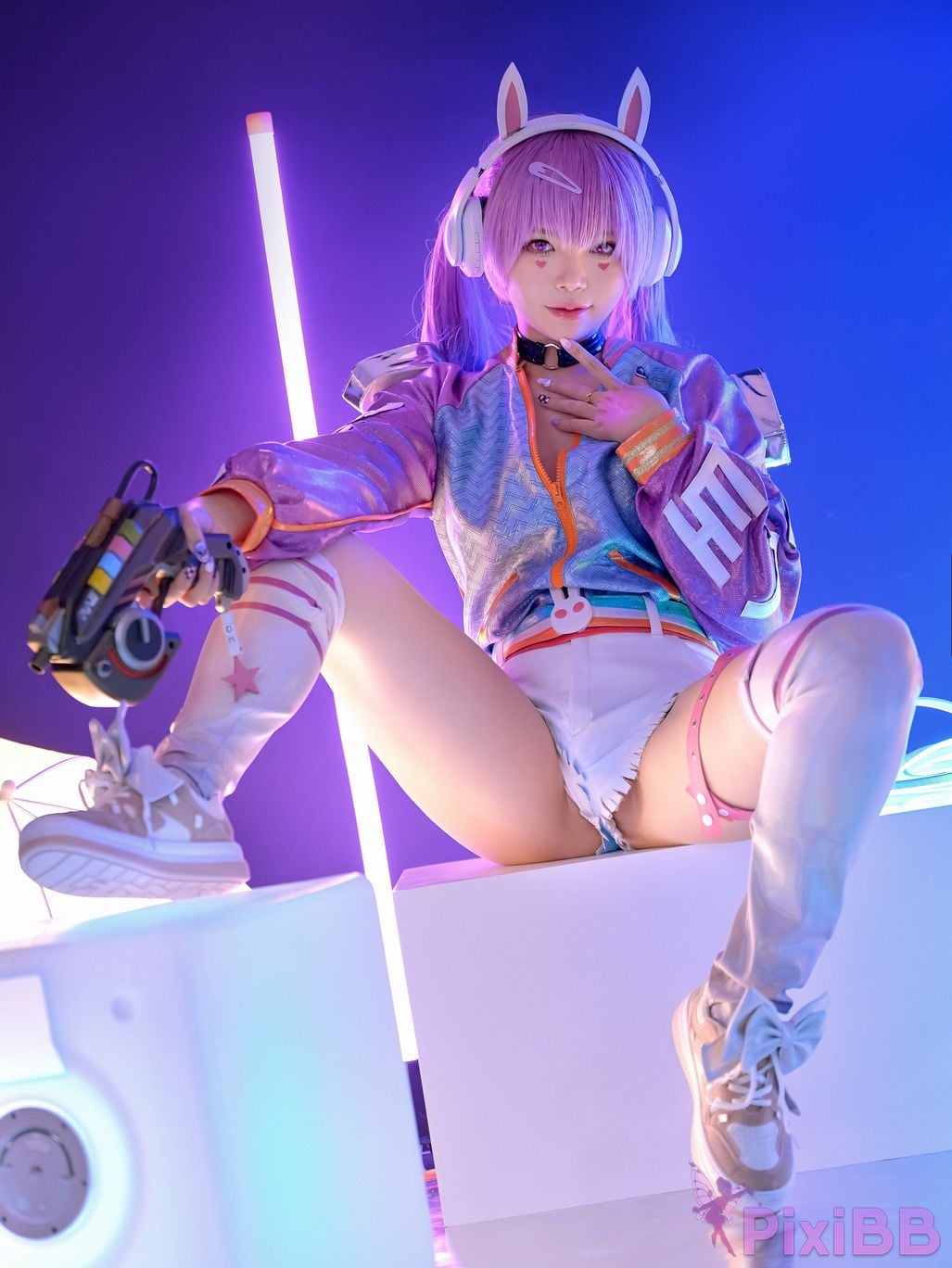 Coser ZinieQ Dva EDM Overwatch 2 PixiBB.COM 006