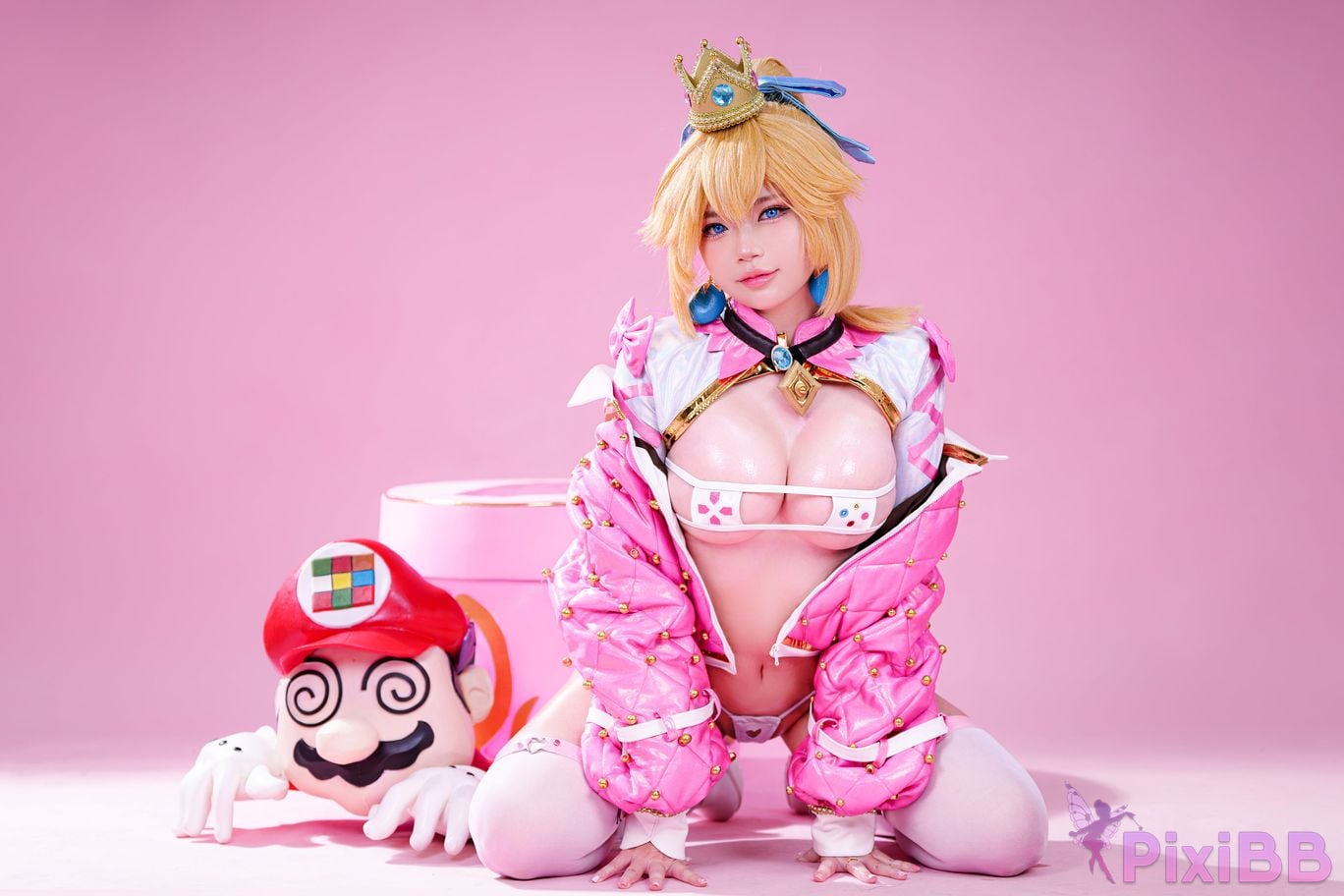 Coser ZinieQ Princess Peach Figure PixiBB.COM 018