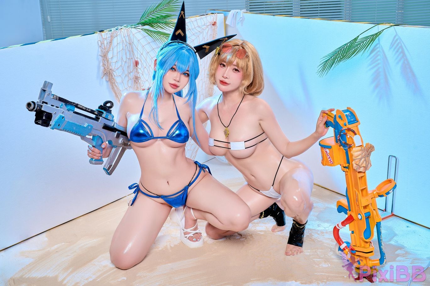 Coser ZinieQ Helm x Anis NIKKE Cosplay PixiBB.COM 014