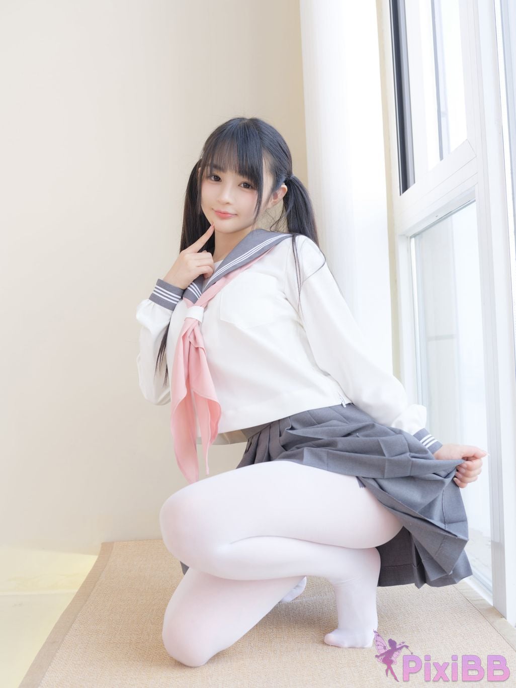 Coser ying jing ning ning Vol.081 JK PixiBB.COM 043