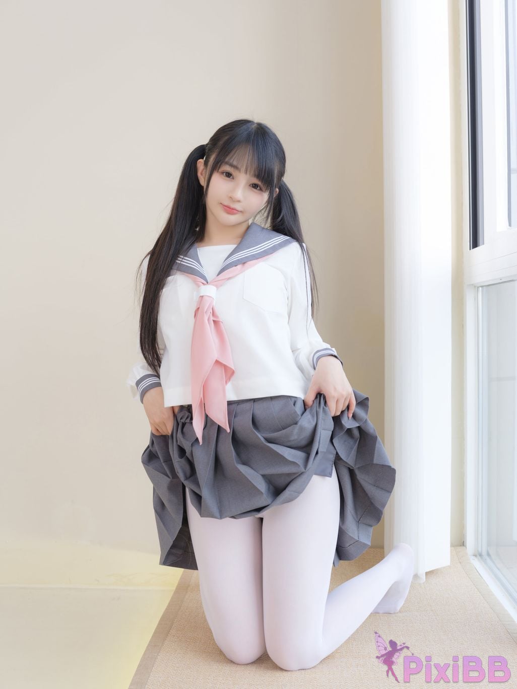 Coser ying jing ning ning Vol.081 JK PixiBB.COM 044