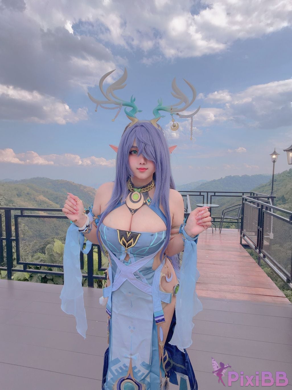 Cosplayer nookkizzcos Lauma Genshin La Uma PixiBB.COM 001