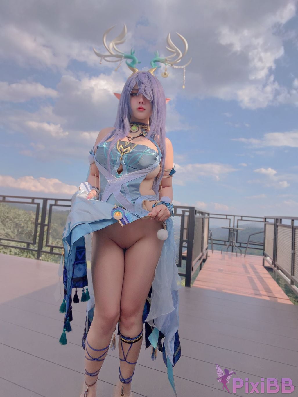 Cosplayer nookkizzcos Lauma Genshin La Uma PixiBB.COM 006
