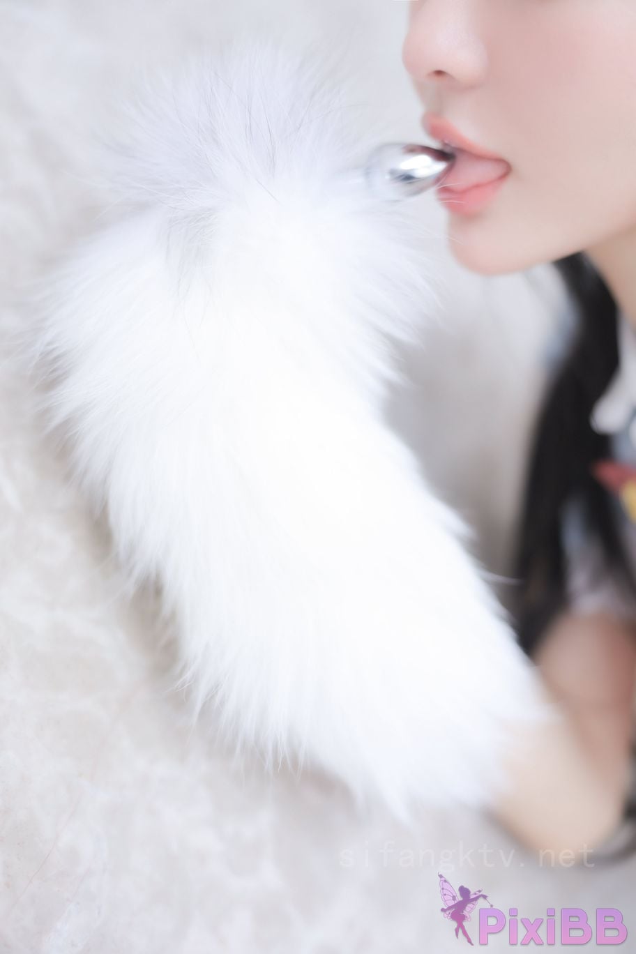 No watermark for in app purchases Xie Xiaoan white silk kitten PixiBB.COM 060