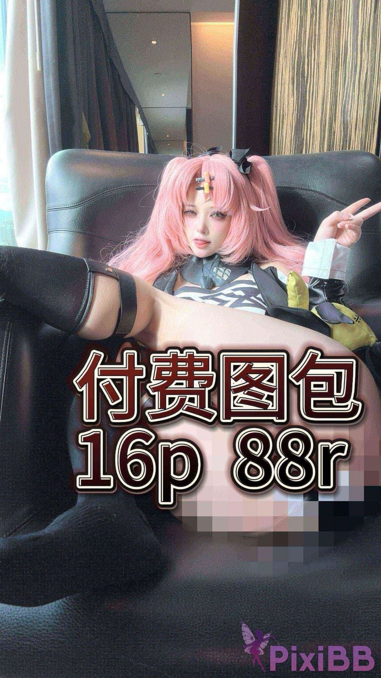 Cosplayer Meowpath Roast Chicken Lolita Member paid photo album 17 Big collection of sets PixiBB.COM 360