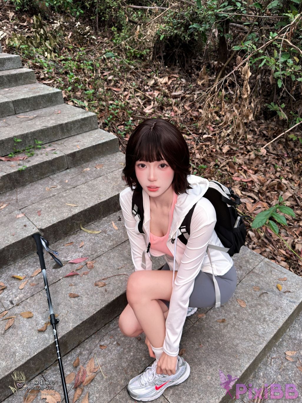 Cosplayer The mashed potatoes are delicious Girlfriends mountaineering diary S PixiBB.COM 020