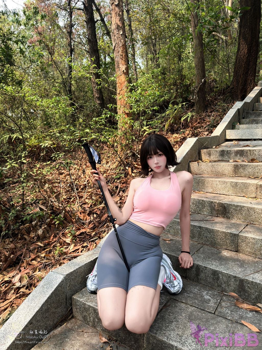 Cosplayer The mashed potatoes are delicious Girlfriends mountaineering diary S PixiBB.COM 090