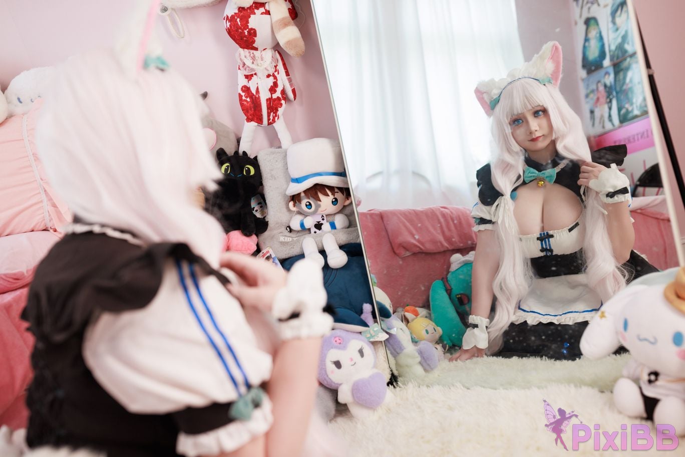 Cosplayer Ah Xuexue Vanilla Maid PixiBB.COM 004